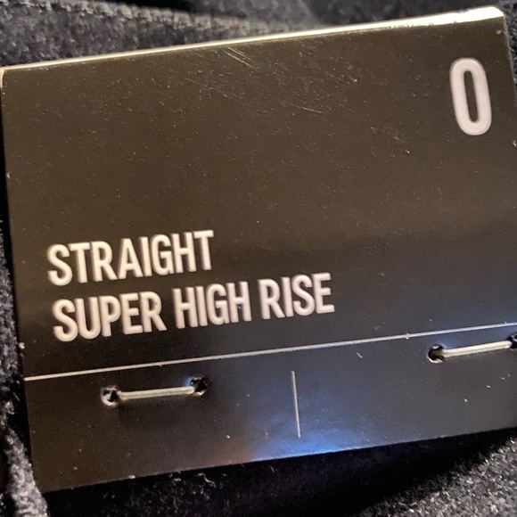 Express Super High Rise Straight Cropped Velvet Pants - Picture 10 of 10